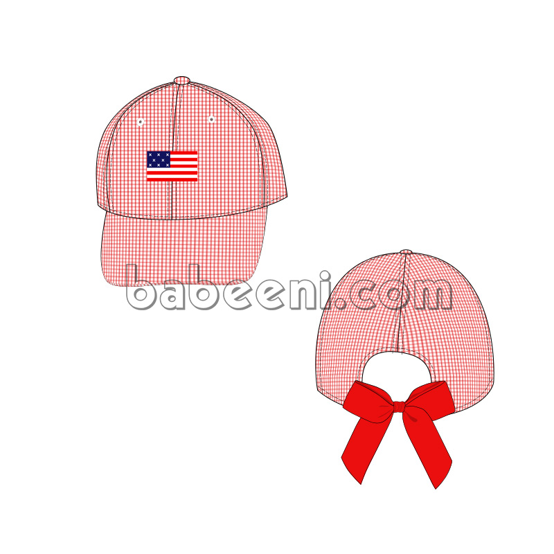 Independent Flag Cap for Infant Girls - CA 10
